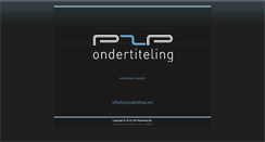 Desktop Screenshot of p2psubtitling.net