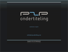 Tablet Screenshot of p2psubtitling.net